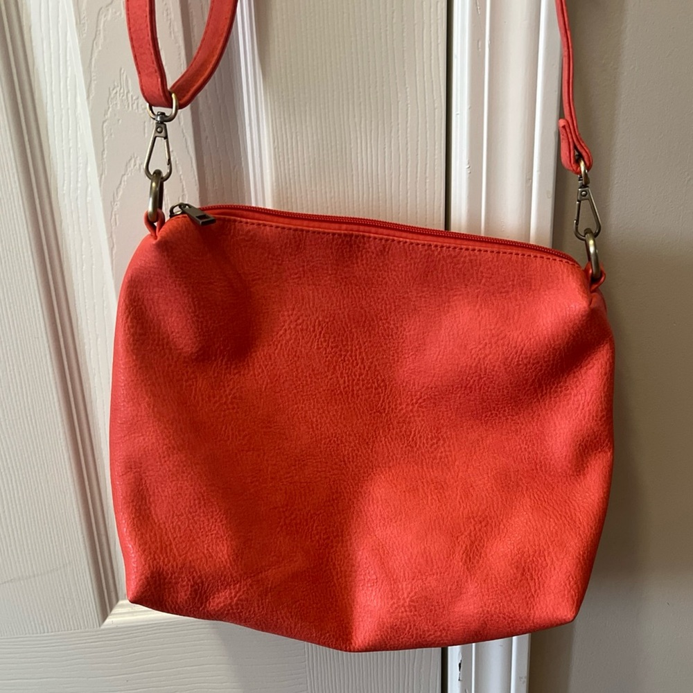Joy Susan Coral Vegan Leather Crossbody